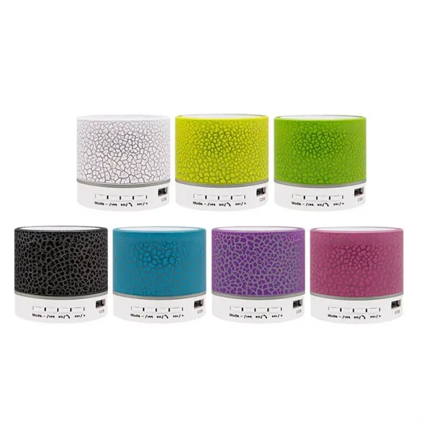 Portable LED-Lit SD Card-Enabled Bluetooth Speaker - Portable LED-Lit SD Card-Enabled Bluetooth Speaker - Image 2 of 4