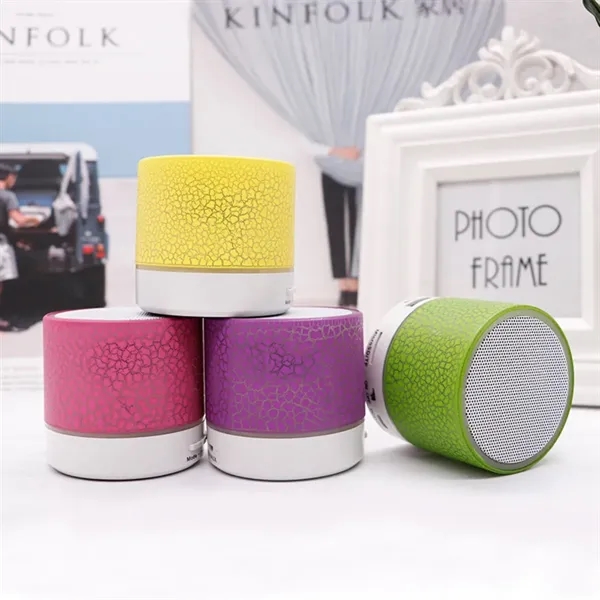 Portable LED-Lit SD Card-Enabled Bluetooth Speaker - Portable LED-Lit SD Card-Enabled Bluetooth Speaker - Image 4 of 4