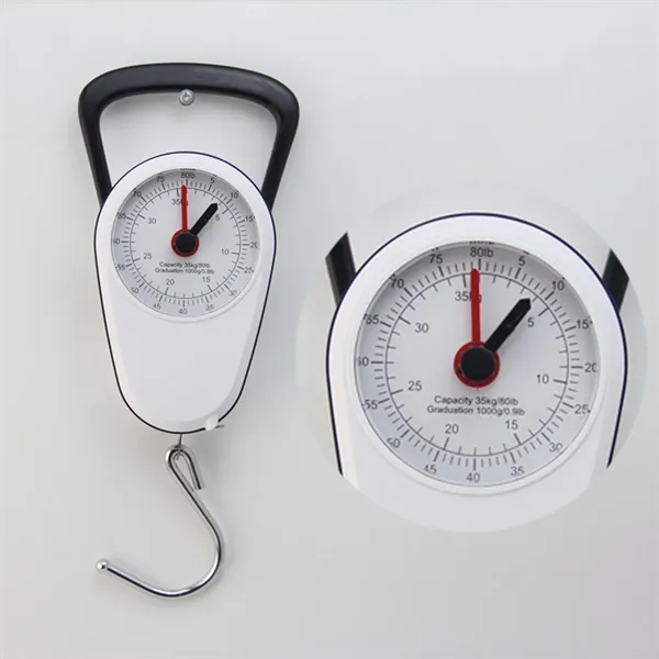 35kg Double Pointer Spring Scale Small Portable 80lb - 35kg Double Pointer Spring Scale Small Portable 80lb - Image 3 of 5