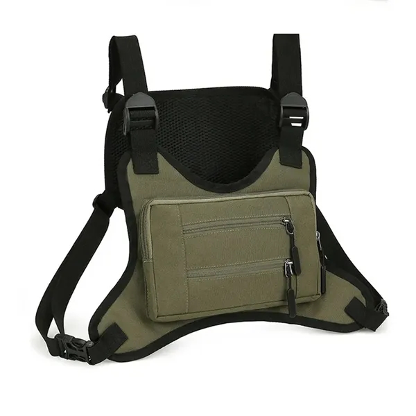 Sports Chest Bag Water Resistant Chest Pack for Men - Sports Chest Bag Water Resistant Chest Pack for Men - Image 3 of 5