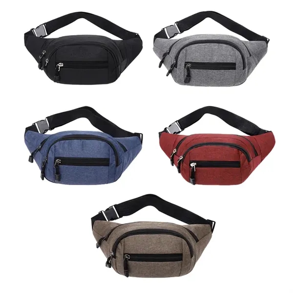Men's Waist Bag Outdoor Casual Crossbody Chest Bag - Men's Waist Bag Outdoor Casual Crossbody Chest Bag - Image 2 of 2