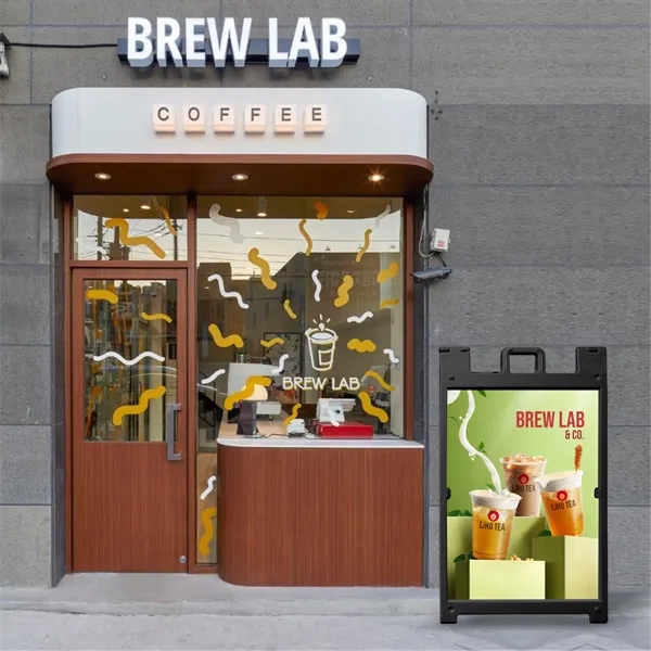 26.8" x 42.5" Plastic A Frame Kit w/ Stay Tabs - Black - 26.8" x 42.5" Plastic A Frame Kit w/ Stay Tabs - Black - Image 10 of 10