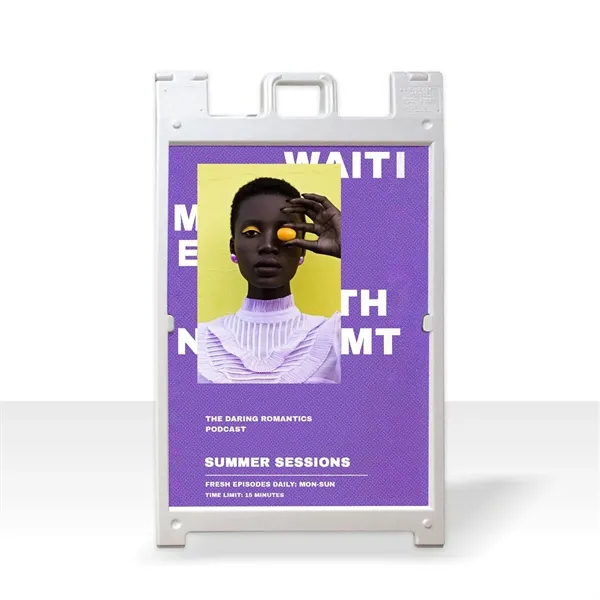 26.8" x 42.5" Plastic A Frame Kit - White - 26.8" x 42.5" Plastic A Frame Kit - White - Image 0 of 10