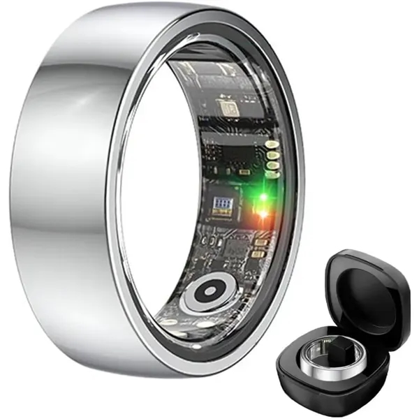 Smart Fitness Ring Health Monitor Heart Rate Sleep Tracking - Smart Fitness Ring Health Monitor Heart Rate Sleep Tracking - Image 2 of 8
