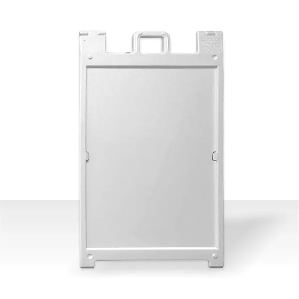 26.8" x 42.5" Plastic A Frame w/ Stay Tabs - White - 26.8" x 42.5" Plastic A Frame w/ Stay Tabs - White - Image 0 of 9