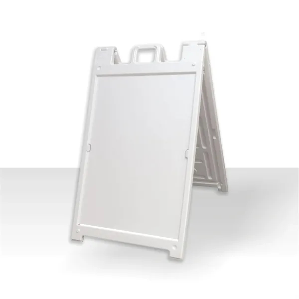 26.8" x 42.5" Plastic A Frame w/ Stay Tabs - White - 26.8" x 42.5" Plastic A Frame w/ Stay Tabs - White - Image 2 of 9