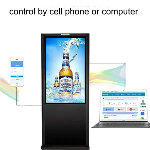 43 Inch Outdoor Touchscreen Digital Signage Kiosk - 43 Inch Outdoor Touchscreen Digital Signage Kiosk - Image 2 of 6