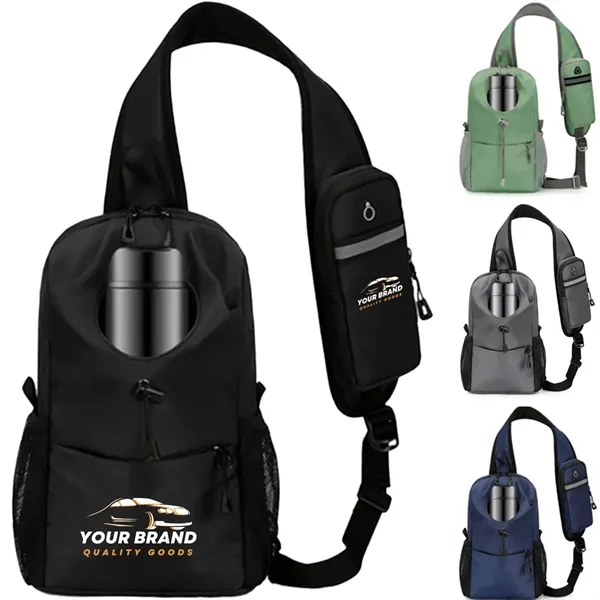 Outdoor Fitness Lightweight Waterproof Crossbody Waist Bag - Outdoor Fitness Lightweight Waterproof Crossbody Waist Bag - Image 0 of 5