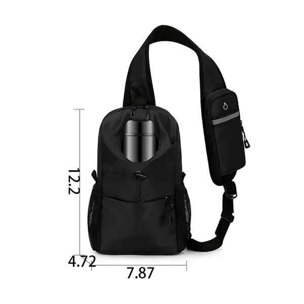 Outdoor Fitness Lightweight Waterproof Crossbody Waist Bag - Outdoor Fitness Lightweight Waterproof Crossbody Waist Bag - Image 1 of 5