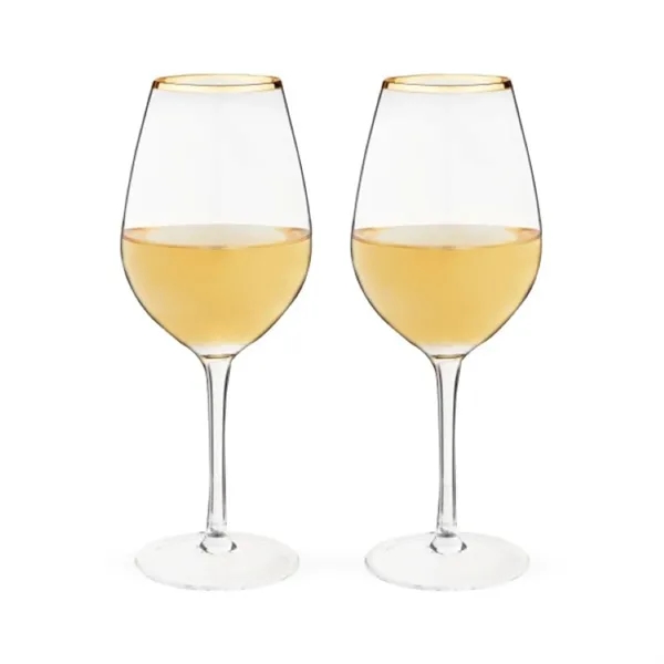 Twine Living® Gilded Stemmed Wine Glass - Twine Living® Gilded Stemmed Wine Glass - Image 5 of 8