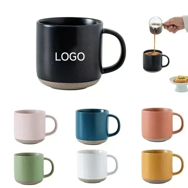 12oz Speckled Gloss Finish Handcrafted Ceramic Coffee Mug - 12oz Speckled Gloss Finish Handcrafted Ceramic Coffee Mug - Image 0 of 4