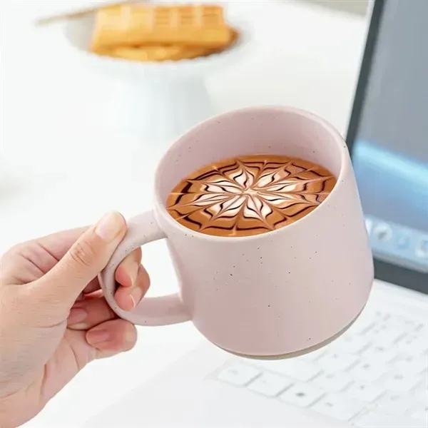 12oz Speckled Gloss Finish Handcrafted Ceramic Coffee Mug - 12oz Speckled Gloss Finish Handcrafted Ceramic Coffee Mug - Image 3 of 4