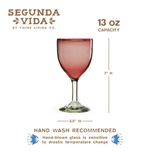 Twine Living® Rosado Stemmed Wine Glass - Twine Living® Rosado Stemmed Wine Glass - Image 6 of 7