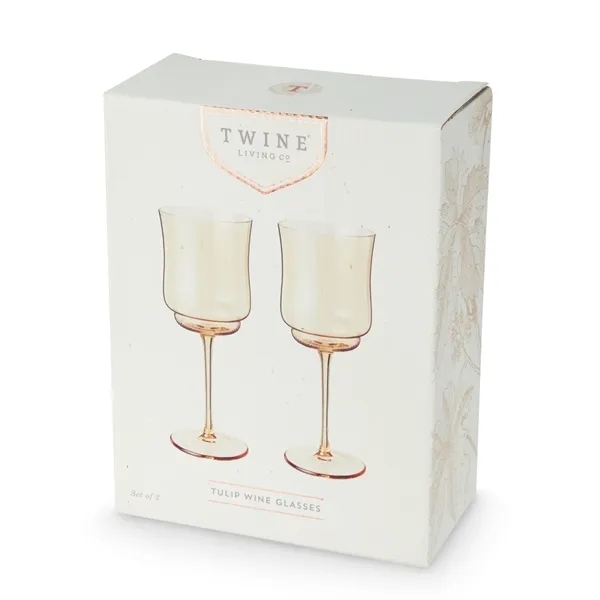 Twine Living® Tulip Stemmed Wine Glass - Twine Living® Tulip Stemmed Wine Glass - Image 3 of 6
