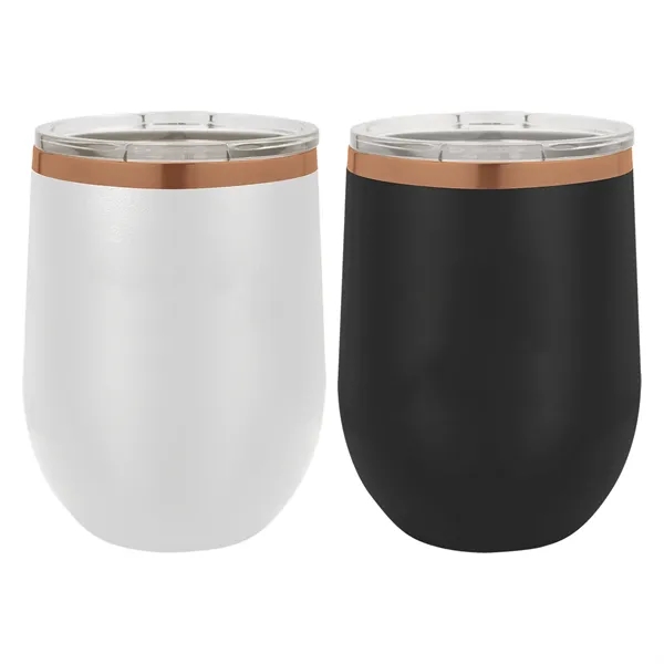 Polar Camel 12oz ION-Plated Rose Gold Stemless Wine Glass - Polar Camel 12oz ION-Plated Rose Gold Stemless Wine Glass - Image 1 of 6
