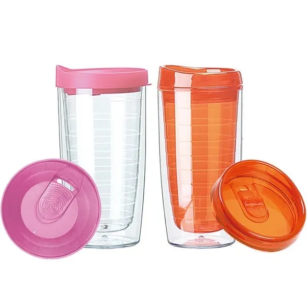 16oz Double-Layer Plastic Cup - 16oz Double-Layer Plastic Cup - Image 2 of 8