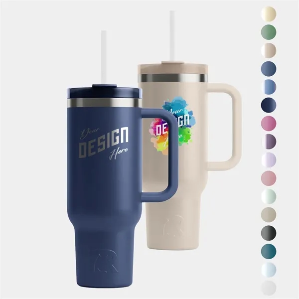 30 Oz RTIC® Leak-Resistant Ceramic Lined 3-in-1 Lid Tumbler - 30 Oz RTIC® Leak-Resistant Ceramic Lined 3-in-1 Lid Tumbler - Image 0 of 17