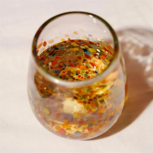 Twine Living® Artistico Stemless Recycled Wine Glass - Twine Living® Artistico Stemless Recycled Wine Glass - Image 6 of 10