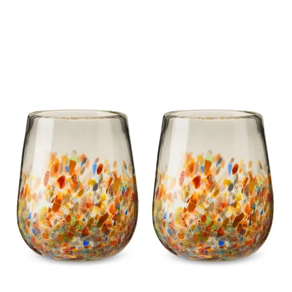 Twine Living® Artistico Stemless Recycled Wine Glass - Twine Living® Artistico Stemless Recycled Wine Glass - Image 8 of 10