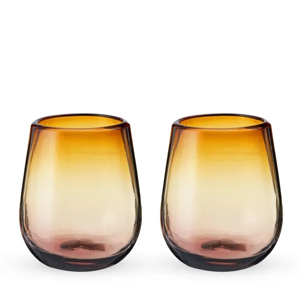 Twine Living® El Ocaso Stemless Recycled Wine Glass - Twine Living® El Ocaso Stemless Recycled Wine Glass - Image 4 of 7