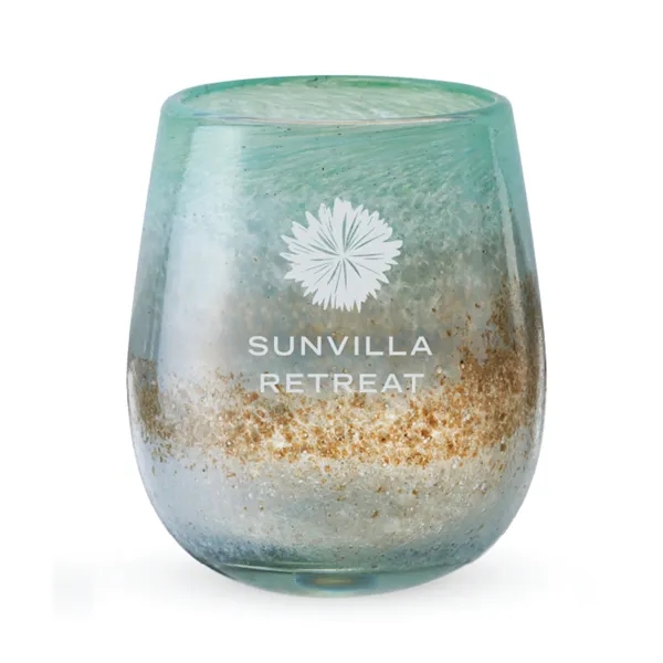 Twine Living® Playa Bonita Stemless Recycled Wine Glass - Twine Living® Playa Bonita Stemless Recycled Wine Glass - Image 0 of 7