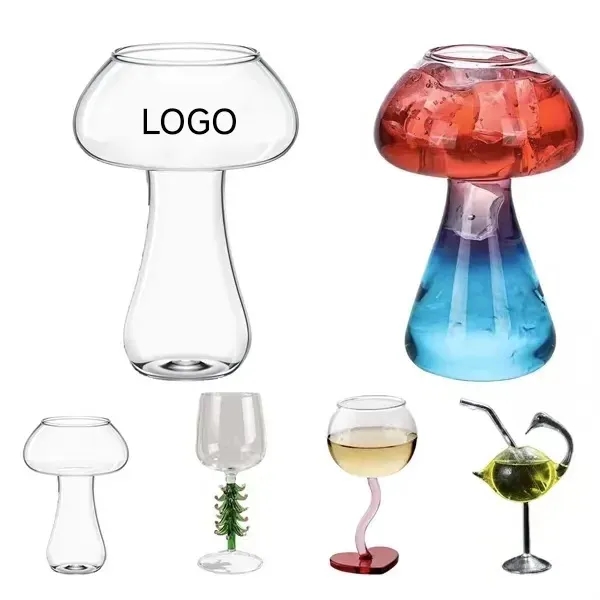 Creative Mushroom Shape Cocktail Glass - Creative Mushroom Shape Cocktail Glass - Image 0 of 4