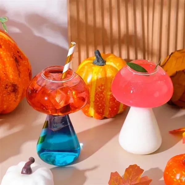 Creative Mushroom Shape Cocktail Glass - Creative Mushroom Shape Cocktail Glass - Image 1 of 4