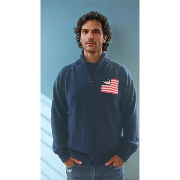 Custom Quarter-Zip Knit Pullover - Custom Quarter-Zip Knit Pullover - Image 0 of 0