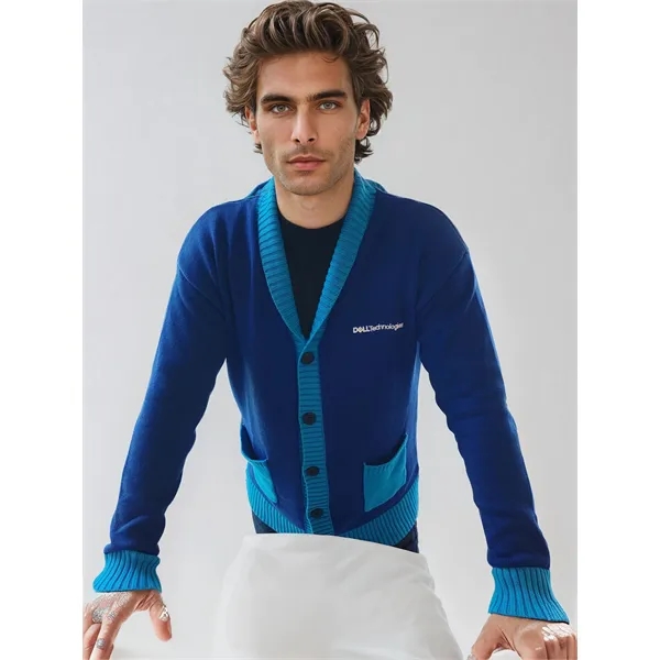 Colorblock Knit Cardigan - Colorblock Knit Cardigan - Image 0 of 0