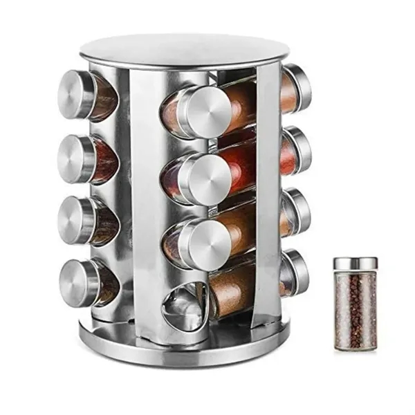 High Quality Rotating Tabletop Spice Rack - High Quality Rotating Tabletop Spice Rack - Image 2 of 6