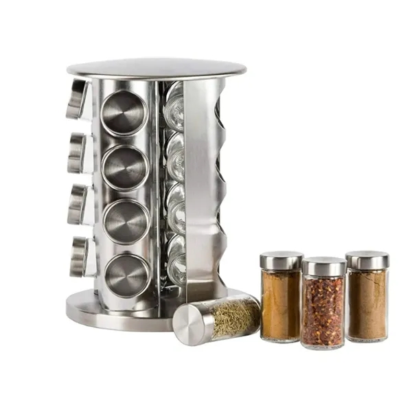 High Quality Rotating Tabletop Spice Rack - High Quality Rotating Tabletop Spice Rack - Image 6 of 6