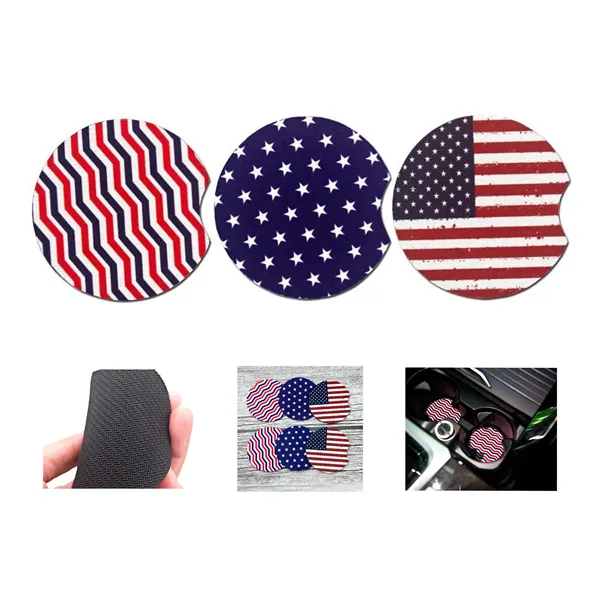 2.5 Inch Neoprene Coaster For Car - 2.5 Inch Neoprene Coaster For Car - Image 0 of 3
