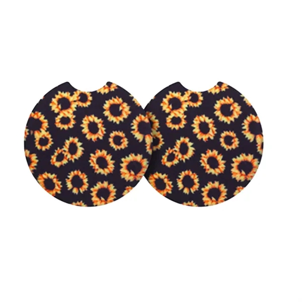 2.5 Inch Neoprene Coaster For Car - 2.5 Inch Neoprene Coaster For Car - Image 2 of 3