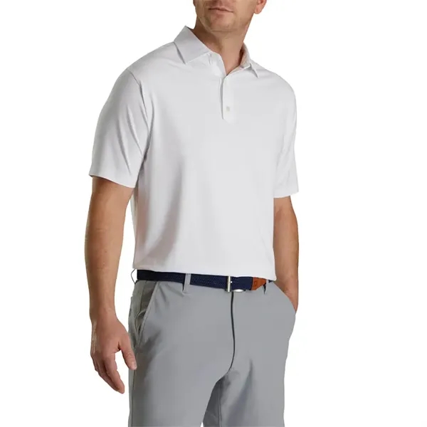 Footjoy Men Solid Lisle Set on Placket - Footjoy Men Solid Lisle Set on Placket - Image 12 of 12
