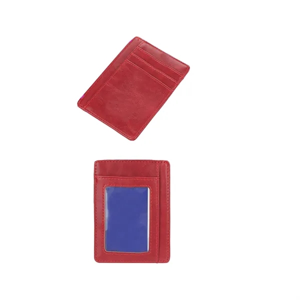 Antimagnetic Ultrathin Retro PU Card Holder Wallet - Antimagnetic Ultrathin Retro PU Card Holder Wallet - Image 8 of 10