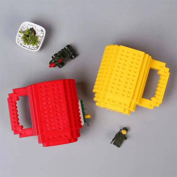 Creative DIY Building Block Mug - Creative DIY Building Block Mug - Image 3 of 3