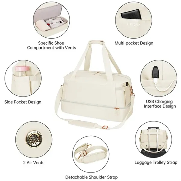 Waterproof Gym Duffle Bag - Waterproof Gym Duffle Bag - Image 1 of 8