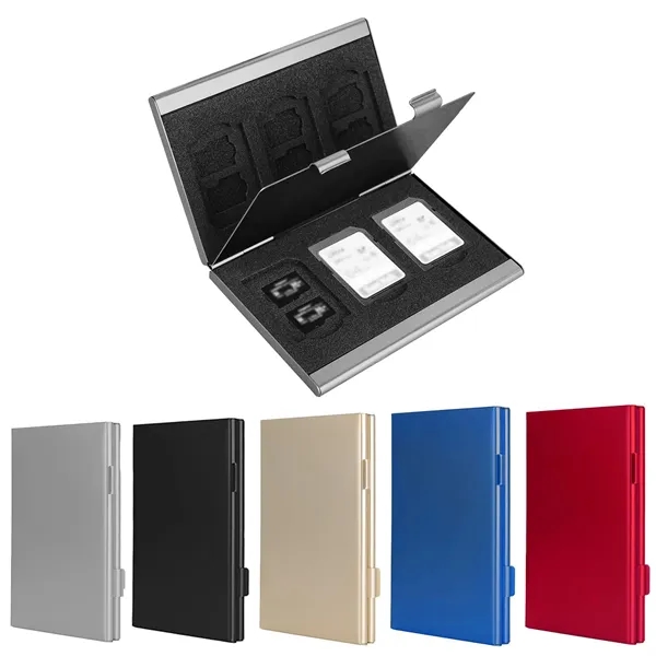 Aluminum Alloy SD Card Case - Aluminum Alloy SD Card Case - Image 0 of 7