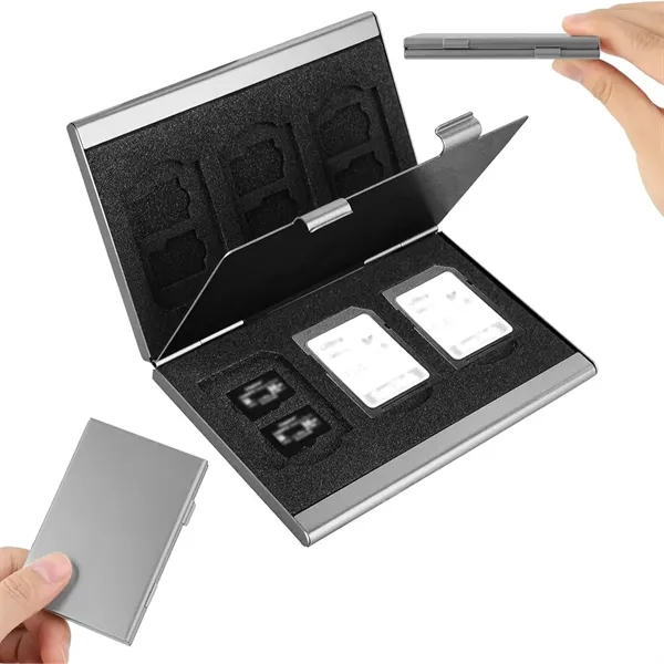 Aluminum Alloy SD Card Case - Aluminum Alloy SD Card Case - Image 3 of 7