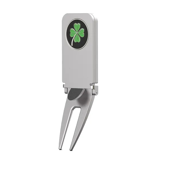 Golf Divot Tool with Metal Fork  Cigar Holder - Golf Divot Tool with Metal Fork  Cigar Holder - Image 2 of 3