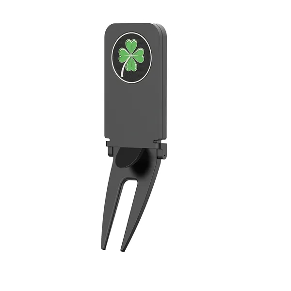 Golf Divot Tool with Metal Fork  Cigar Holder - Golf Divot Tool with Metal Fork  Cigar Holder - Image 3 of 3