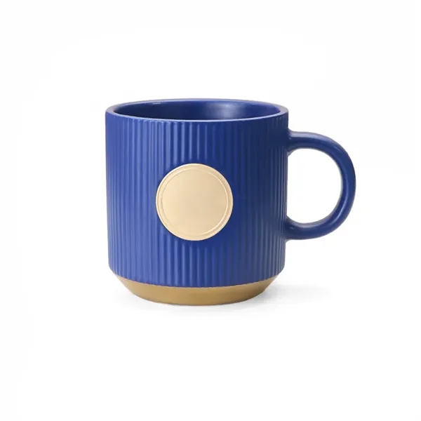 13 OZ Ceramic Striped Coffee Mug - 13 OZ Ceramic Striped Coffee Mug - Image 5 of 5