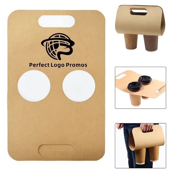 Kraft Paper Cup Coffee Holder - Kraft Paper Cup Coffee Holder - Image 0 of 1