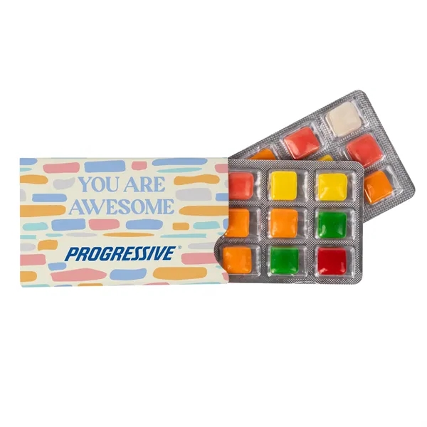 Custom Assorted Chicklet Gum Pack 24pc