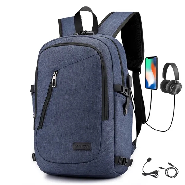 Travel Laptop Backpack Anti Theft - Travel Laptop Backpack Anti Theft - Image 3 of 4