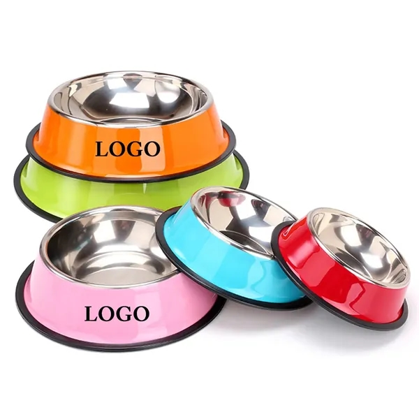Stainless Steel Non-Slip Dog Bowl - Stainless Steel Non-Slip Dog Bowl - Image 0 of 1