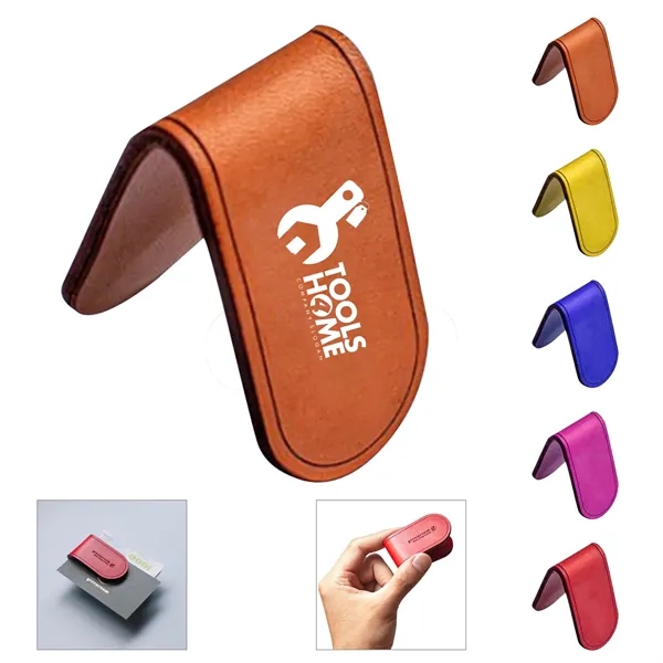 Magnetic Leather Bookmark - Magnetic Leather Bookmark - Image 0 of 9
