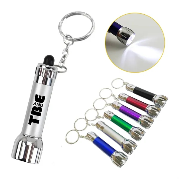 Mini 5 Led Aluminum Flashlight Keychain - Mini 5 Led Aluminum Flashlight Keychain - Image 0 of 0