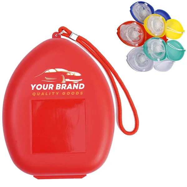 CPR Artificial Respiration Mask First Aid Supplies - CPR Artificial Respiration Mask First Aid Supplies - Image 0 of 3