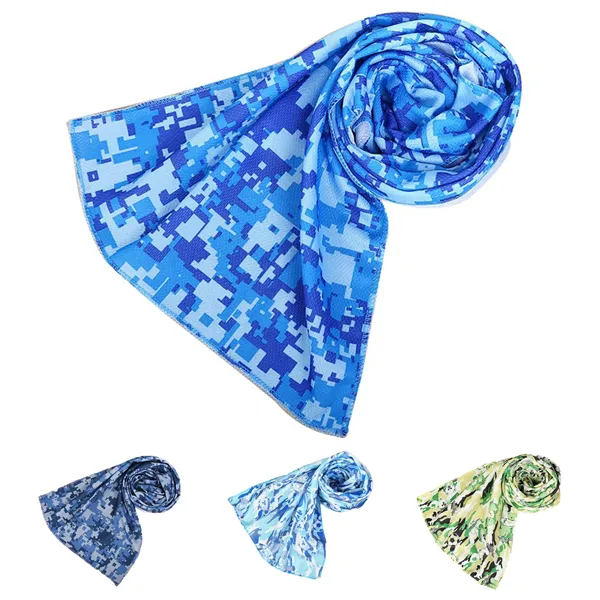 Outdoor Camouflage Ice Cooling Towel - Outdoor Camouflage Ice Cooling Towel - Image 0 of 6